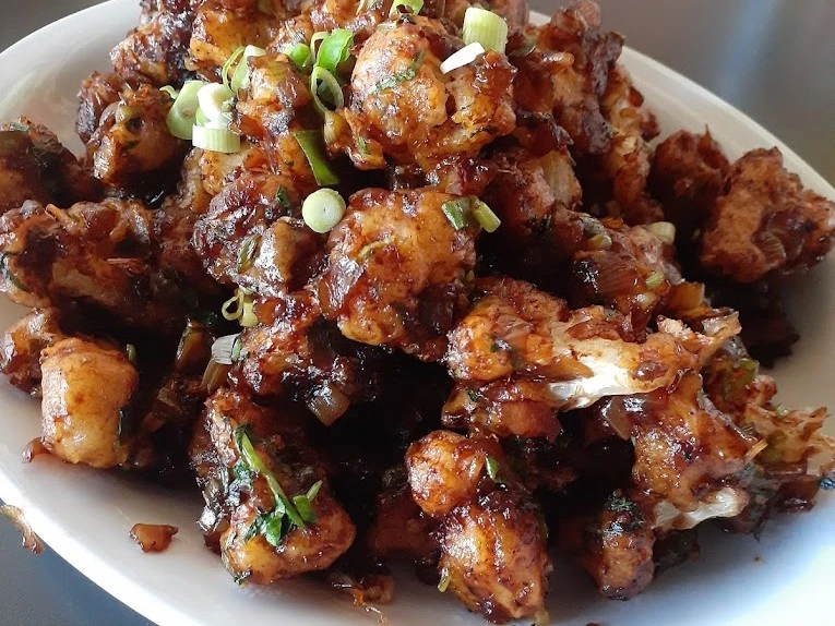 Authentic Gobi Manchurian at Mudpot South Indian Restaurant in Edmonton